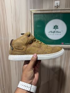 CAT (Caterpillar) Man Made Materials Leather Boots