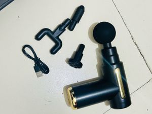 Massage Gun - Black &amp; Gold