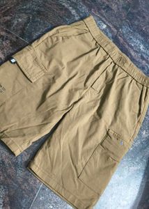 Khaki Cargo Shorts