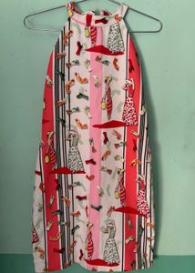 Funky Patterned Mini Dress