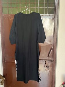 Ahika Black And Green Printed Kurti