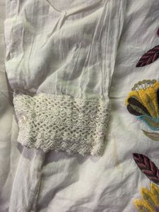Embroidered White Blouse