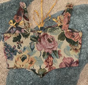 Newme Lace-Up Corset Top xs-s