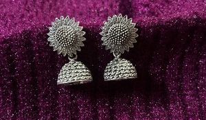 Sunflower Jhumka Earrings