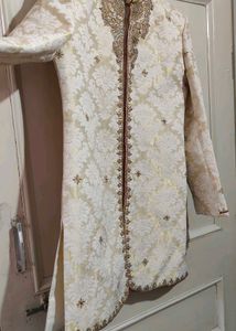 White Sherwani