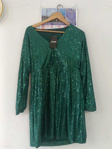 shein sequined party dress