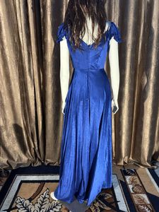 Elegant Royal Blue Evening Gown