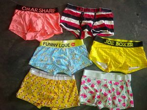 Boxer Briefs Bundle of 6 - Fun Prints medium