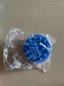 Blue hair scar massager shampoo, brush