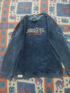 Blue 'Escape' Sweatshirt Denim