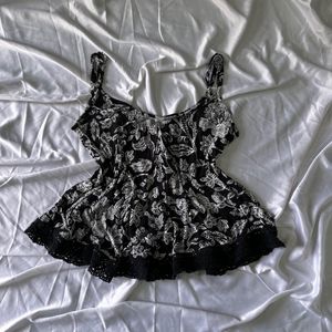 Black Lily Top