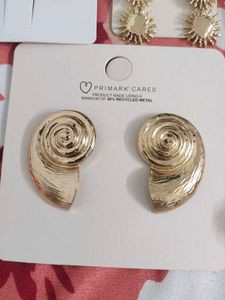 Gold Trendy Earrings