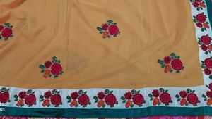 Elegant Embroidered Saree