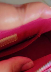 Louis Vuitton  Red Alma BB Handbag