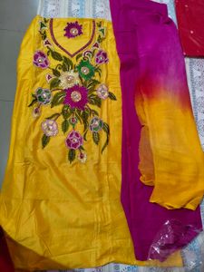 Colorful Embroidered Salwar Kameez Set