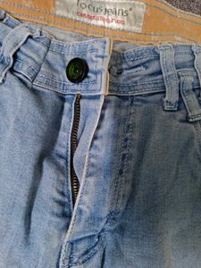 blue shorts