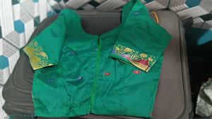 Green Embroidered Blouse