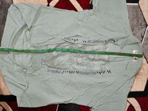 Elegant crop Lace Top with attached jacket