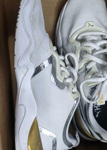 Puma Ignite Hybrid White Gold Running Shoes