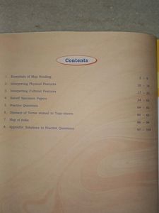 ICSE 10th Grade Recommended Topography Book