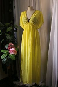 Yellow Maxi Beach Dress