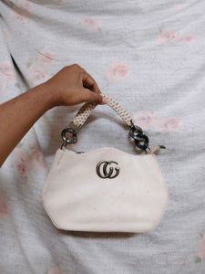 Cream Handbag