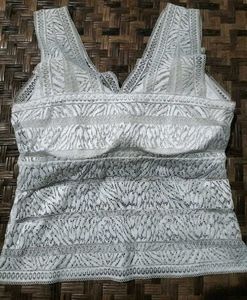 White Lace Tank Top