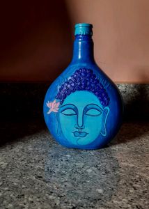 Buddha Bottle Painting