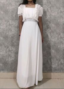 White Strap With Over Coat