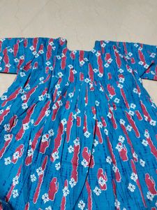 Blue Colour Maxi Dress