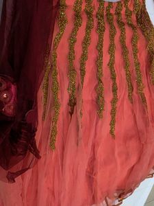 Embroidered Indian Ethnic Dress with Dupatta