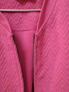 Pink Crop Jacket