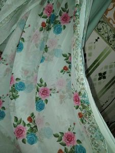 Elegant Pakistani Mint Kurti And Plazo