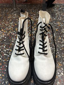 Forever 21 White Boots Women