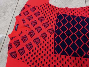 Stylish Red woolen kurta