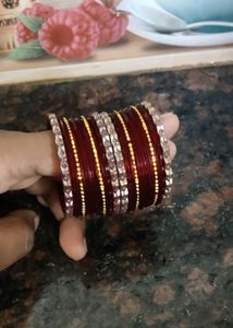 Red & Gold Bangles For Baby Girls 6month - 2years