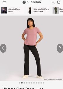 Black Flared Yoga Pants Blissclub