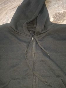 Black Zip-Up Hoodie