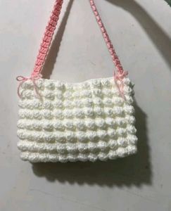 Chrochet Popcorn Bag