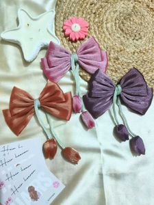 Tulip Bow Clip