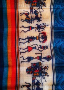Brand New Pinted Saree