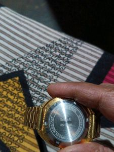 hmt Kanchan Automatic 21Jewels Golden Wrist Watch