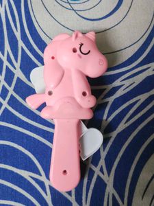 Cute Pink Unicorn Handheld Fan