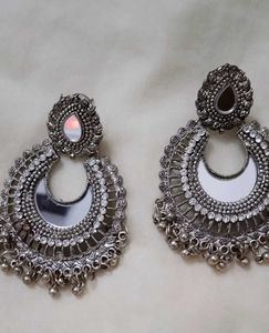Statement Silver Earrings