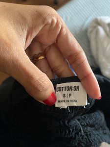 COTTON ON Mini Black Dress