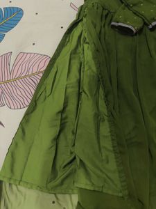 Green Heavy Worked Kurta!