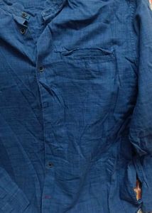 Replay Blue Long Sleeve Shirt 44 Size