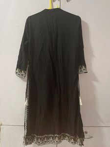 Black Embroidered Kurti