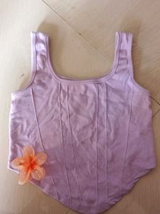 Lilac Corset Top