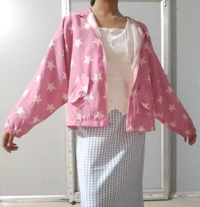 Windproof Light Weight Baloon Sleeve Jacket